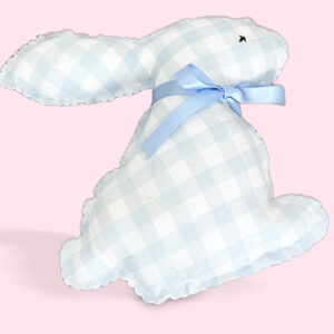 Blue Checked Bunny