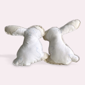 Calico Embroidered Bunnies