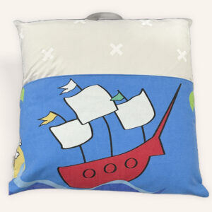 Pirate Ship Reading Pillow Cover