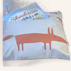 Fox Reading Pillow Cover