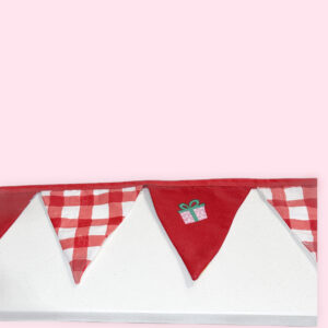 Red Check & Presents Christmas Bunting