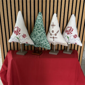 Vintage Textile Christmas Trees