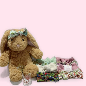 Little Darling Luxe Bow Headband Natural