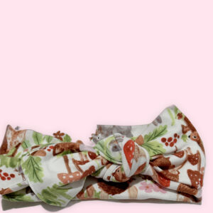 Little Darling Luxe Bow Headband Easter White