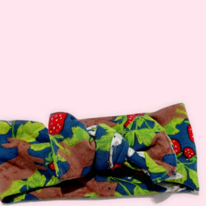 Little Darling Luxe Bow Headband Easter Navy